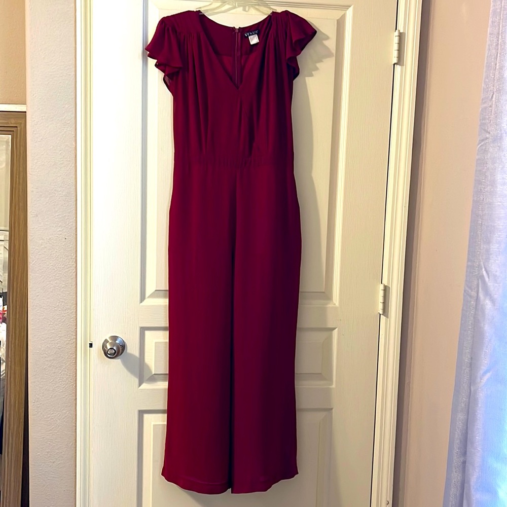 Venus jumpsuit maroon color like brand new